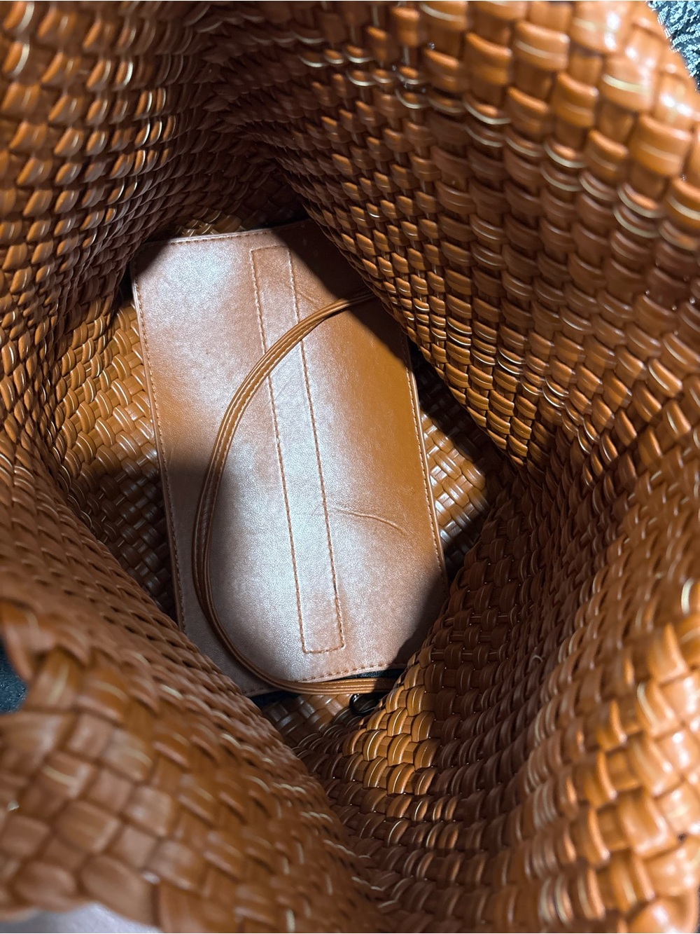 Source Unknown Woven Tote and Wristlet - Rustic Orange - Picture 5 of 5